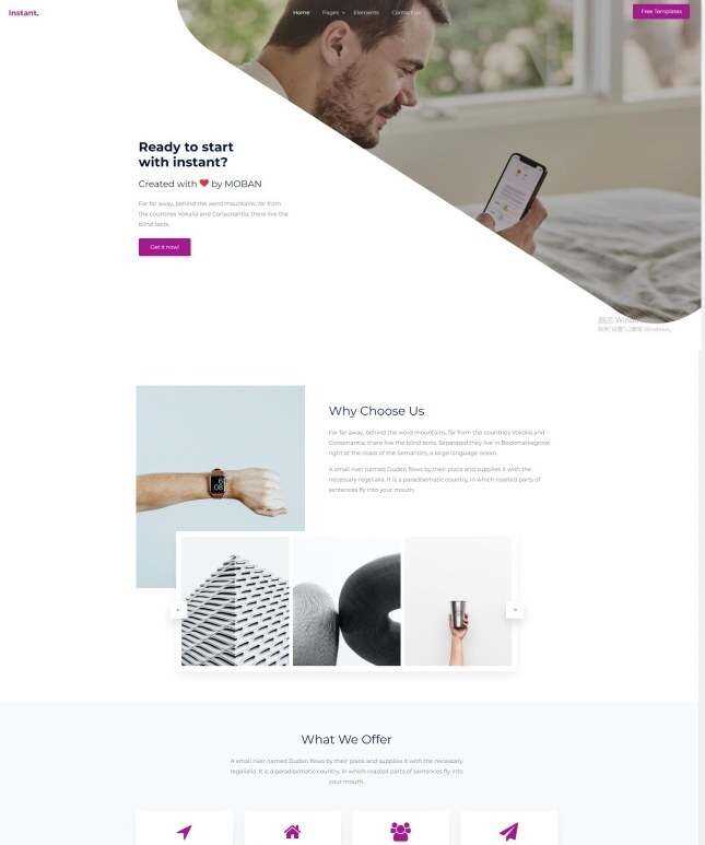 HTML5个性创意设计公司网站模板 - 灵魂源码网-网站搭建教学-软件开发-小程序源码