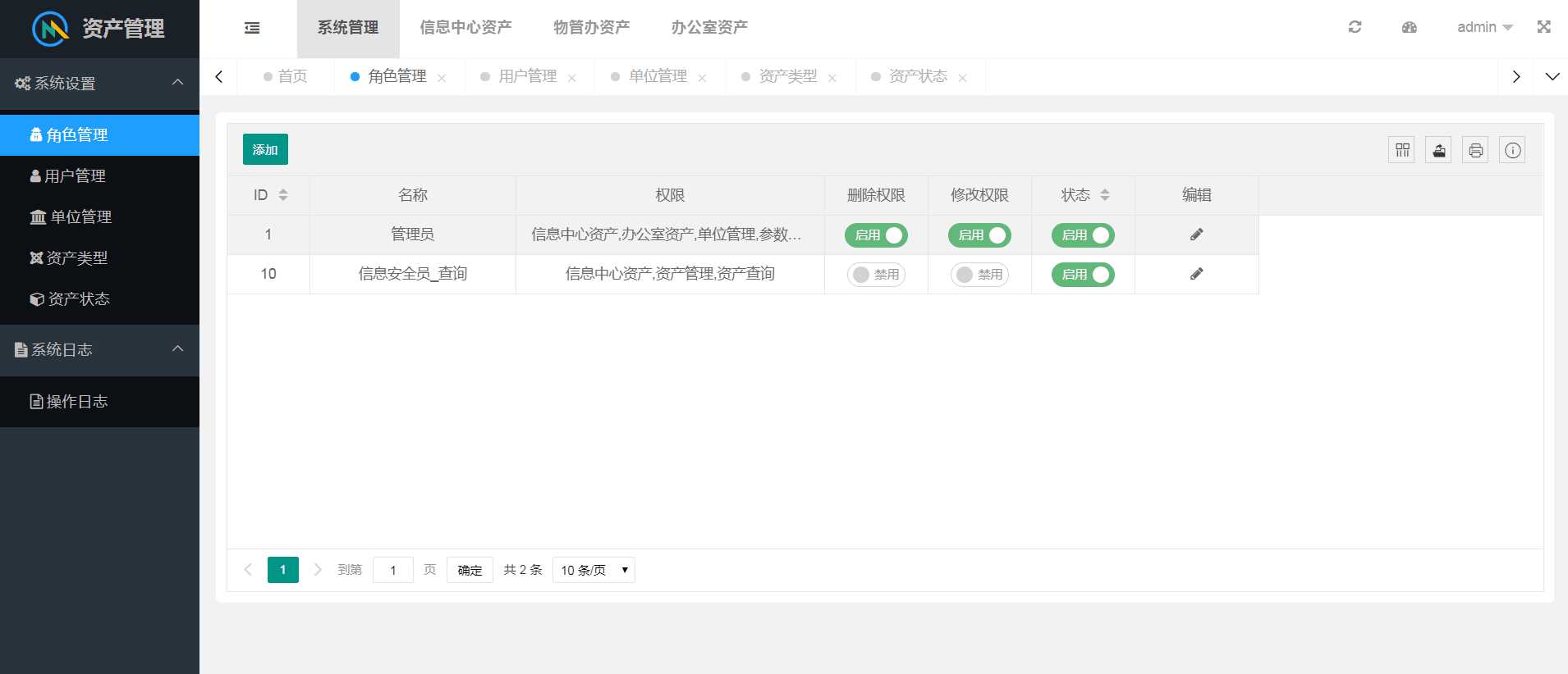 layuimini 资产管理源码 - 灵魂源码网-网站搭建教学-软件开发-小程序源码