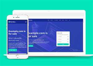 宽屏域名服务代理商HTML5模板下载 - 灵魂源码网-网站搭建教学-软件开发-小程序源码