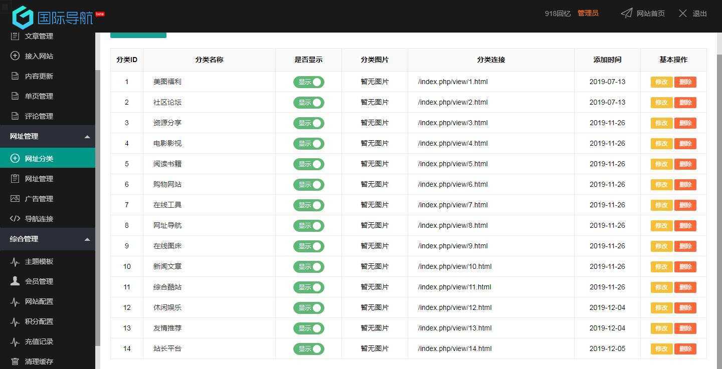 图片[2] - 918国际导航免费分享一款简洁模板+整站程序+数据打包 - 灵魂源码网-网站搭建教学-软件开发-小程序源码