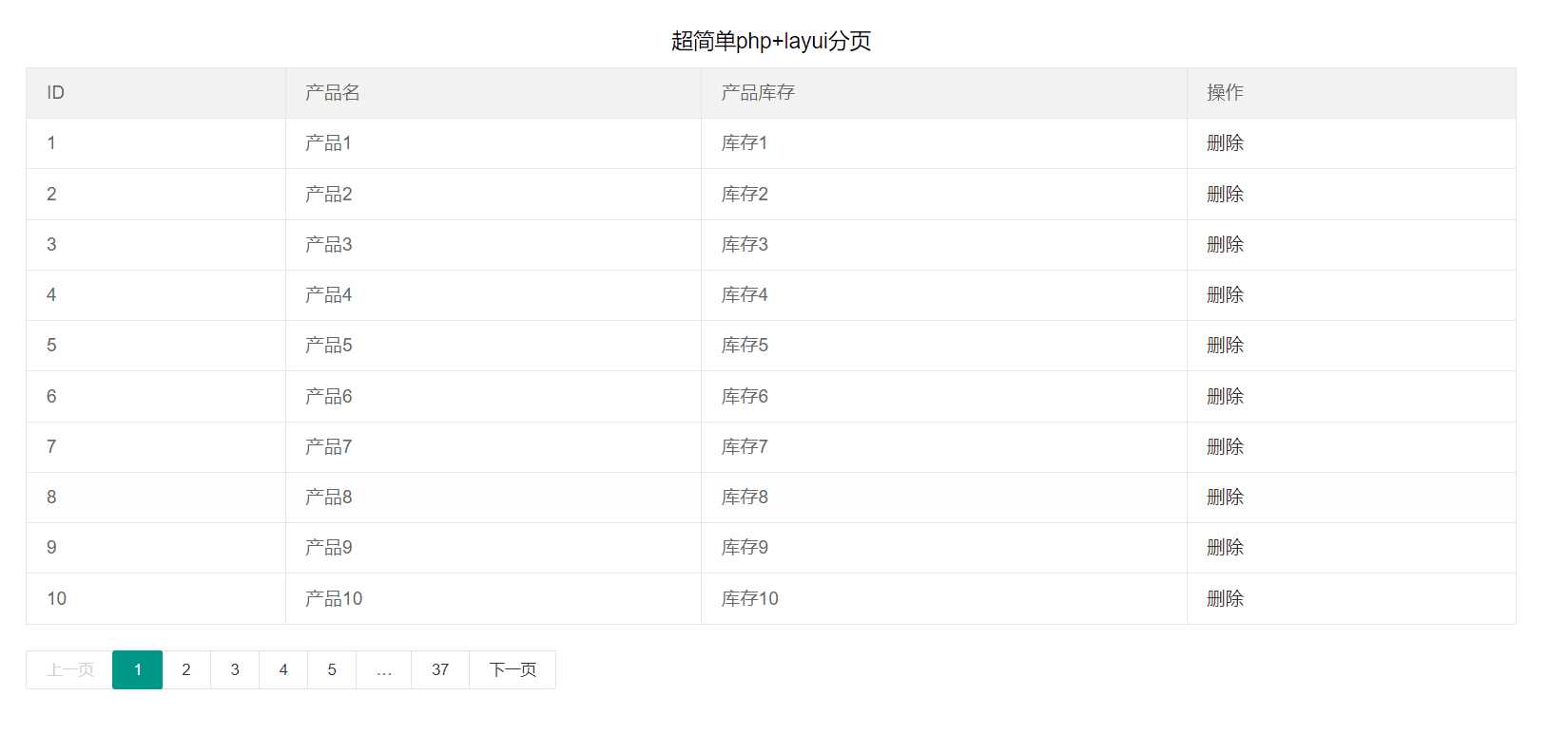 php7+layui超简单分页 - 灵魂源码网-网站搭建教学-软件开发-小程序源码