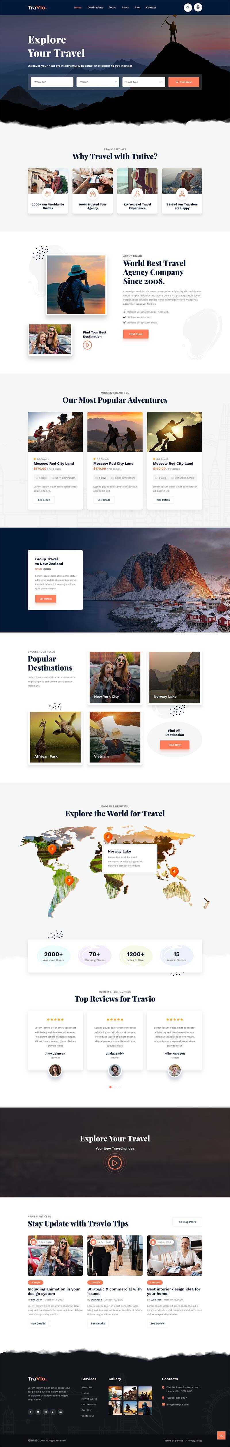 html5响应式旅游旅行社官网html模板 - 灵魂源码网-网站搭建教学-软件开发-小程序源码