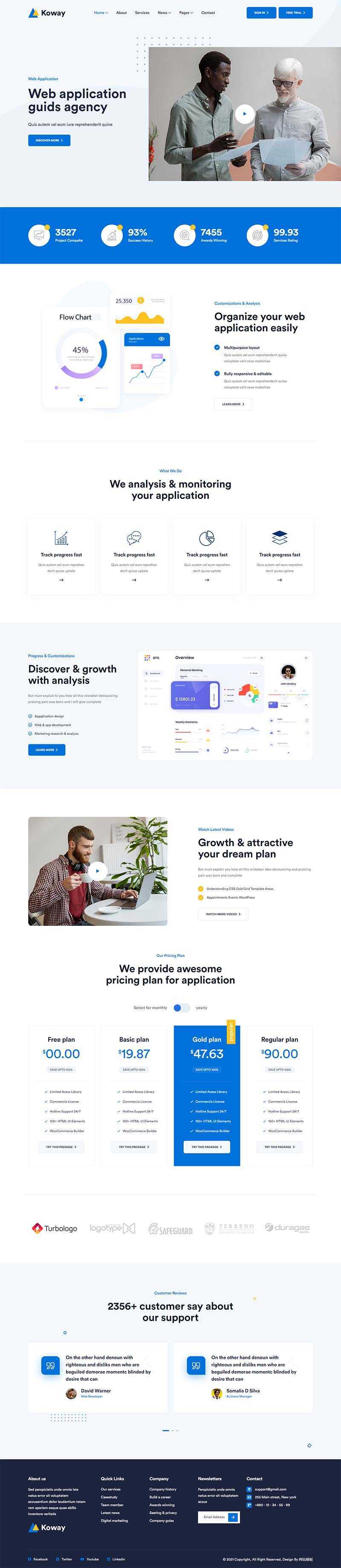 bootstrap多功能IT软件技术公司官网html模板 - 灵魂源码网-网站搭建教学-软件开发-小程序源码