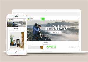 宽屏广告品牌设计类网站模板源码 - 灵魂源码网-网站搭建教学-软件开发-小程序源码