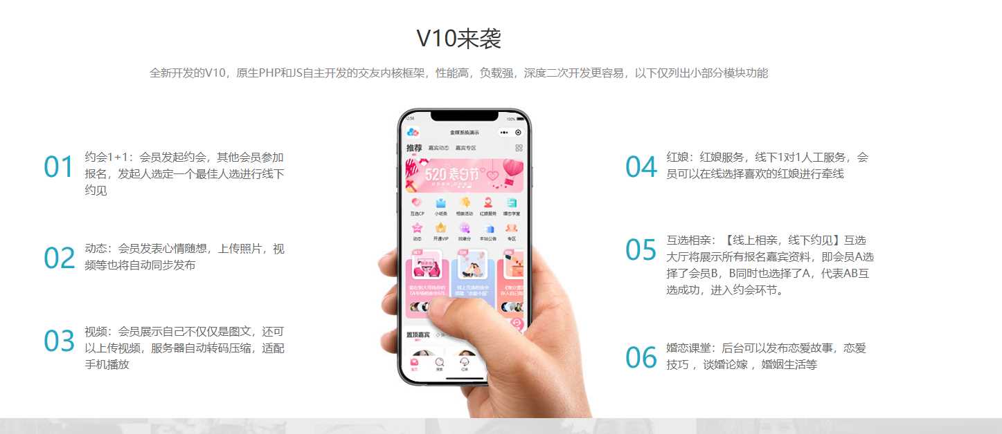 图片[2] - 新版婚恋相亲交友系统V10.2 超大型婚恋社交、相亲、征婚、互动系统，继承了此前O2O、SNS及B2C的优秀特点 - 灵魂源码网-网站搭建教学-软件开发-小程序源码