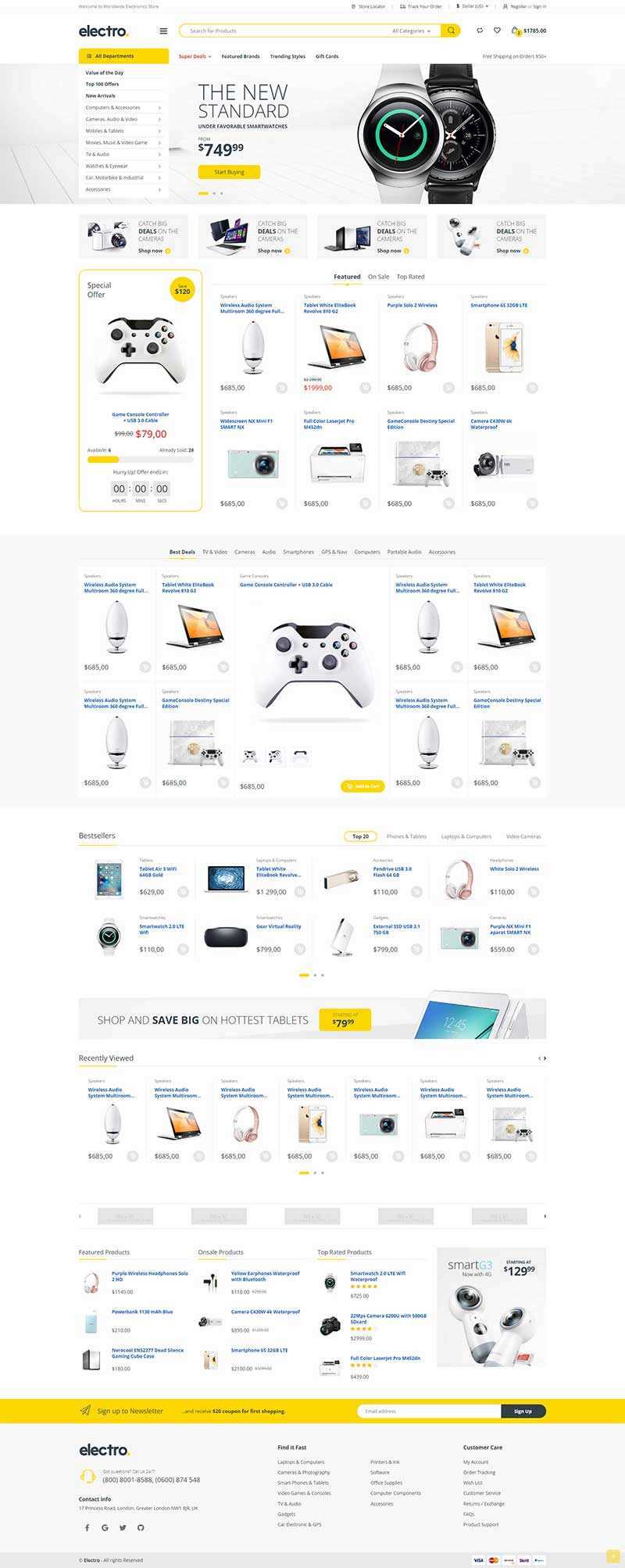 简洁明亮的综合型电子商城html模板 - 灵魂源码网-网站搭建教学-软件开发-小程序源码