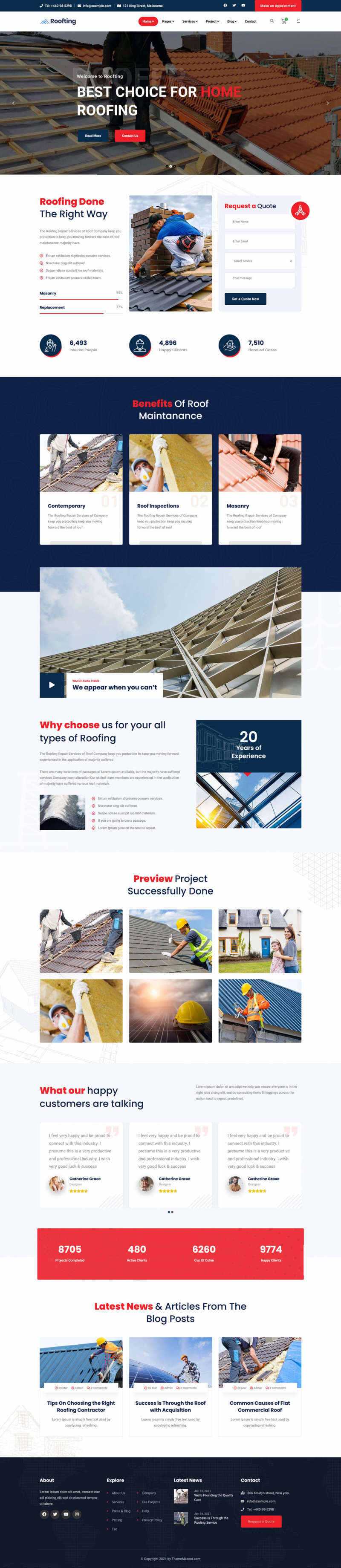 Bootstrap响应式的房屋建筑工程企业html模板 - 灵魂源码网-网站搭建教学-软件开发-小程序源码