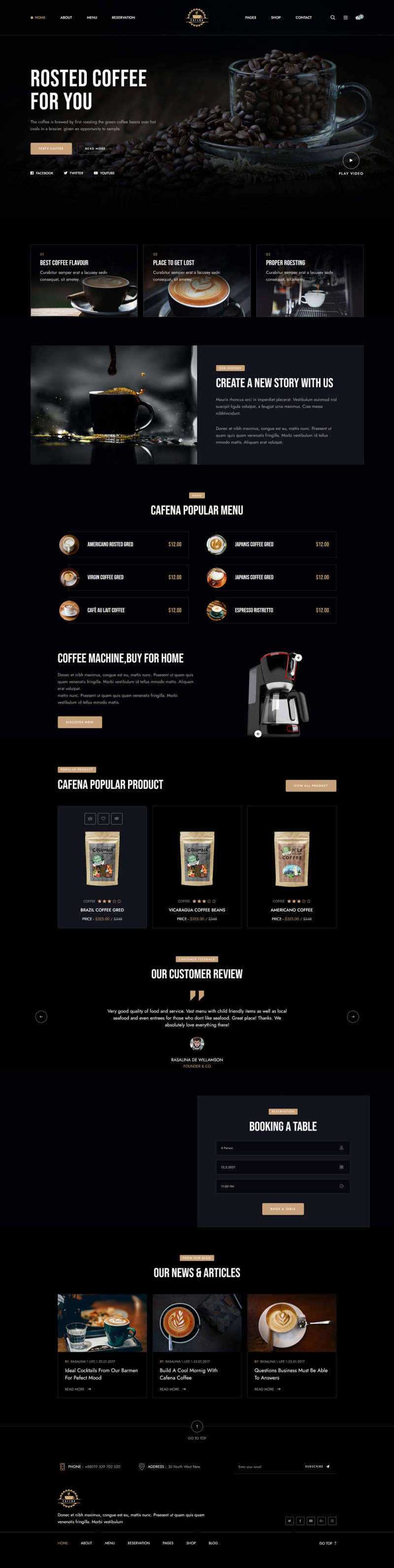 响应式咖啡奶茶店铺HTML5电商销售模板 - 灵魂源码网-网站搭建教学-软件开发-小程序源码