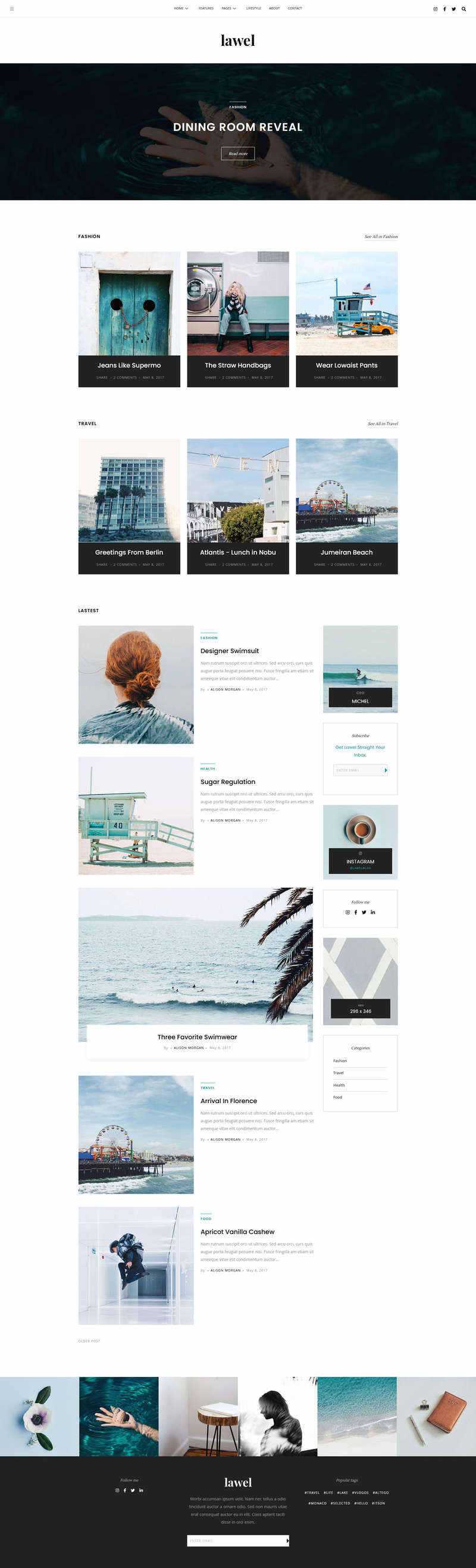 BootStrap5旅游图文相册博客HTML模板 - 灵魂源码网-网站搭建教学-软件开发-小程序源码