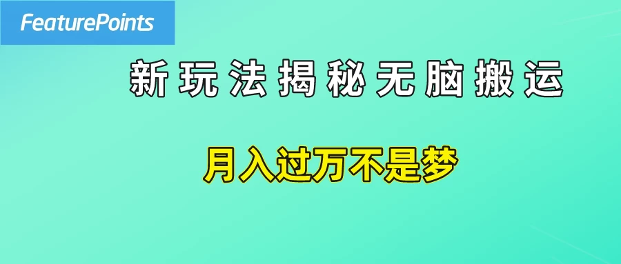 简单操作,每天50美元收入,搬运就是赚钱的秘诀! - 灵魂源码网-网站搭建教学-软件开发-小程序源码