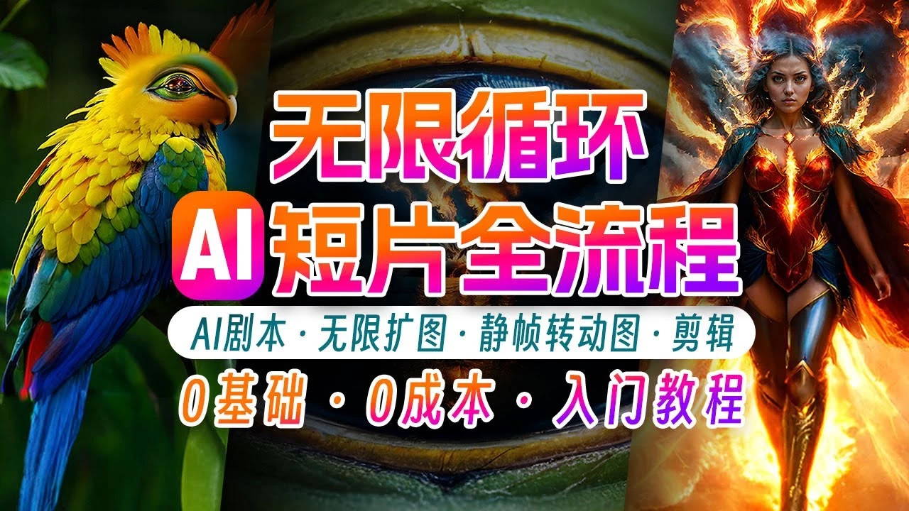 AI剪辑无限循环画面,新手小白轻松月入上万的秘技 - 灵魂源码网-网站搭建教学-软件开发-小程序源码