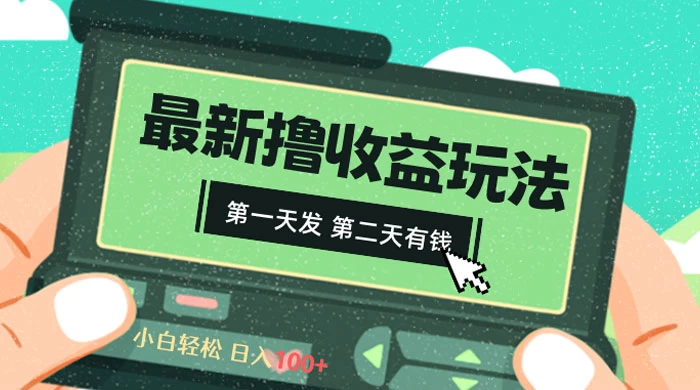 2024 最新撸视频收益玩法，第一天发，第二天就有钱 - 灵魂源码网-网站搭建教学-软件开发-小程序源码