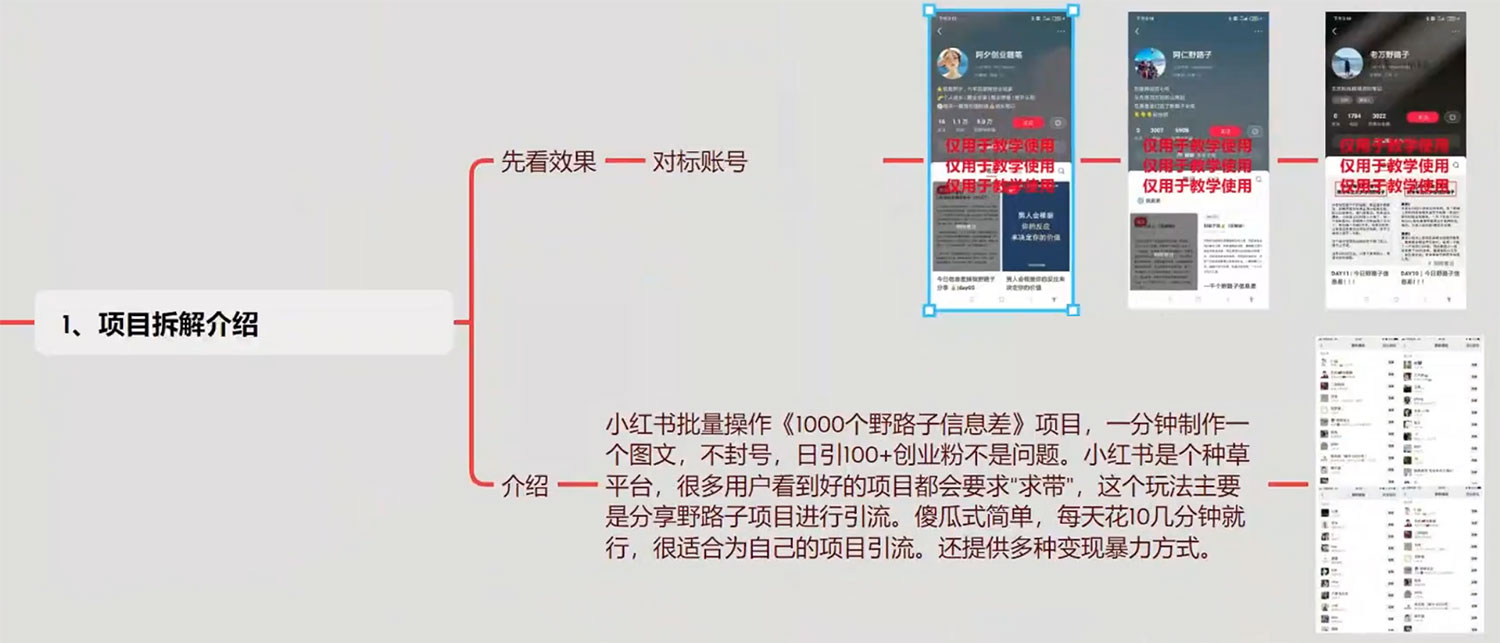 图片[2] - 小红书批量操作《 1000 个野路子信息差》玩法，日引 100+ 创业粉，一分钟一个图文 - 灵魂源码网-网站搭建教学-软件开发-小程序源码