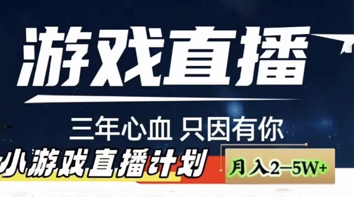 快手抖音小游戏直播月入 5-10 万，小白秒变大神 - 灵魂源码网-网站搭建教学-软件开发-小程序源码